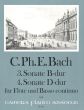 C.Ph.E. Bach Sonate No.3 B-dur WQ 125 - Sonate No.4 D-dur WQ 126 Flöte-Bc (Manfredo Zimmermann)