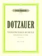 Dotzauer Violoncello-Schule Vol.3 - Die übrigen Lagen (Herausgeber Johannes Klingenberg) (Peters)