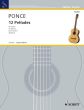 Ponce 12 Preludes Gitarre (Andres Segovia)