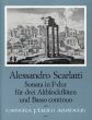 Scarlatti Sonate F-dur fur 3 Altblockflöten[Flöten] und Bc