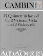 Quintet No.15 h-moll (Score/Parts)