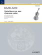 Bazelaire Variations sur une chanson naïve Op.125 Violoncello-Klavier