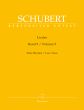 Schubert Lieder Vol. 9 Tief / Low (edited by Walther Durr) (Barenreiter-Urtext)