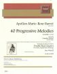 Barret 40 Progressive Melodies Vol.1 No.1-8) for 2 Oboes/English Horn/Bassoon Score/Parts (arranged by Ken Watson) (from the Complete Method for the Oboe)