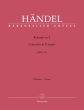 Handel Concerto in F-major HWV 331 for Orchestra (Score) (edited by Terence Best)