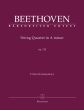 Beethoven String Quartet in A-minor Op. 132 (Critical commentary) (edited by Jonathan Del Mar)