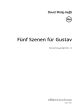 Hefti 5 Szenen fur Gustav - Streich Quartet No.6 fur 2 Violinen, Viola und Violoncello Partitur und Stimmen