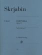 Scriabin 12 Etudes Op. 8 Piano solo (edited by Valentina Rubcova) (fingering by Boris Giltburg)