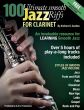 Gordon 100 Ultimate Smooth Jazz Grooves for Clarinet Book/mp3 files