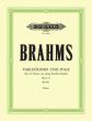 Brahms Variationen und Fuge über ein Thema von Georg Friedrich Händel (1861) B-Dur Op.24 fur Klavier (Herausgebers Carl Seemann und Kurt Stephenson) (Peters-Urtext)