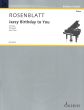 Rosenblatt Jazzy Birthday to You Piano solo