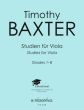 Baxter Studien für Viola - Kurze und einfache Stücke für Viola - Grades 1-8 (Karin Dolman)