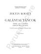 Kodaly Dances from Galanta for Orchestra Full Score Hardcover