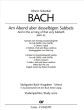 Bach Kantate BWV 42 Am Abend abr desselbigen Sabbats Soli SATB, Coro SATB, 2 Ob, Fag, 2 Vi, Va, Bc Studienpartitur (Kantate zum Sonntag Quasimodogeniti) (Herausgeber Felix Loy)