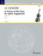 Le Gendre In Praise of the Poet: for Adam Zagajewski Violin solo