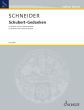 Schneider Schubert-Gedanken on texts by Friedrich Schiller (1759-1805) Baritone, Violin, Viola, Violoncello, Double Bass, Piano (Cycle based on lieder by Franz Schubert) (Score/Parts)