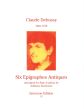 Debussy 6 Epigraphes Antiques for Flute and Piano (Transcribed by Anthony Summers)