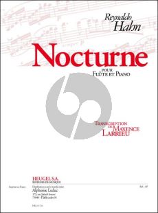 Hahn Nocturne Flute et Piano (transcr. Maxence Larrieu)