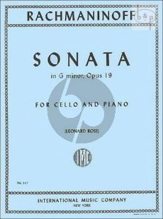 Sonata g-minor Op.19 Violoncello-Piano