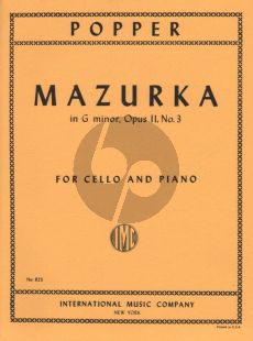 Popper Mazurka g-minor Op.11 No.3 Cello-Piano