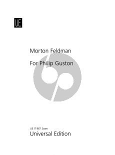 Feldman For Phillip Guston (1984) Fullscore (Flute (Alto Flute), Percussion (Glockenspiel, Vibraphone, Marimbaphone, Tubular Bells: 1 Player) and Piano (Celesta))