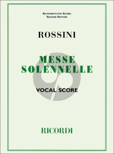 Rossini Petite Messe Solennelle (4 Solo Voices and Chorus with Piano and Harmonium ad lib.) - Vocal Score (Ricordi)