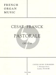 Franck Pastorale Op.19 Organ