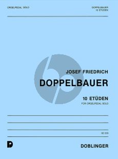 Doppelbauer 10 Etuden fur Orgelpedal Solo