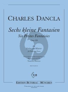 Dancla 6 kleine Fantasien Op.126 Violin-Piano