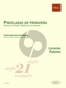 Palomo Pinceladas de primavera Suite para dos Guitarras (Score and Parts)