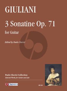 Giuliani 3 Sonatine Op. 71 for Guitar (edited by Paolo Cherici)