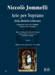 Jommelli Betulia Liberata - Arias for Soprano with Piano (edited by Gaetano Pitarresi)