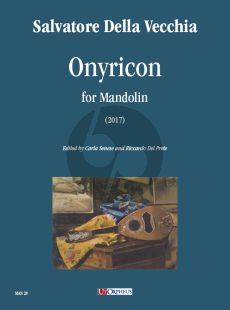 Vecchia Onyricon for Mandolin (edited by Carla Senese and Riccardo Del Prete)