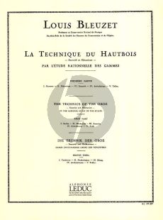 Bleuzet Technique du Hautbois Vol. 1