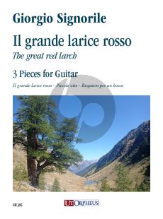 Signorile Il grande larice rosso (The great red larch) for Guitar