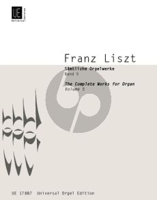 Liszt Samtliche Orgelwerke Vol.5 (Martin Haselböck)