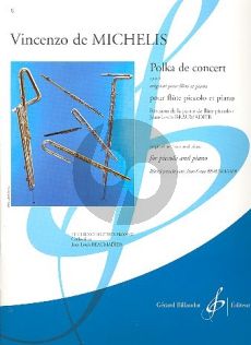 Michelis Polka de Concert Op.67 Piccolo et Piano (orig. Flute) (arr. Jean-Louis Beaumadier) (adv. grade 7)