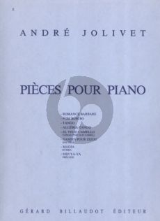 Jolivet Pieces pour Piano