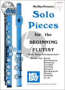 Solo Pieces for the Beginning Flutist for Flute and Piano - Book with Audio Online