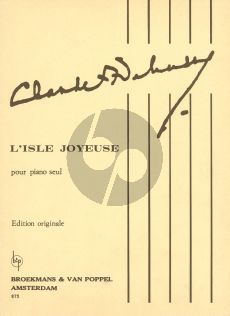 Debussy L'Isle Joyeuse Piano (Original Edition)