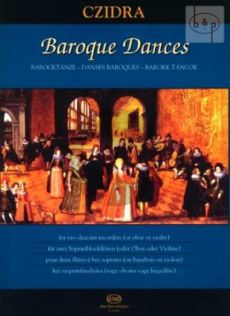 Baroque Dances for 2 Descant Recorders [Ob./Vi.]