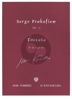 Prokofieff Toccate Op.11 Orgel (arr. Guillou)
