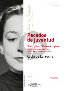 Larrocha Pecados de juventud Vol. 3 Violin and Piano and Cello and Piano (Marta Zabaleta)