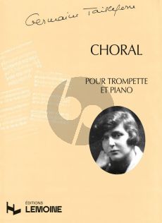 Tailleferre Choral pour Trompette et Piano