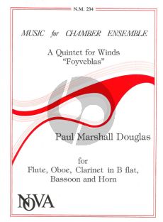 Douglass Foyveblas Woodwind Quintet (Score/Parts)