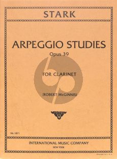 Stark Arpeggio Studies op.39 for Clarinet (edited by Robert McGinnis)