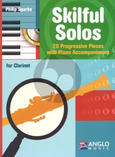 Sparke Skilful Solos Clarinet-Piano Bk-Cd (Intermediate)