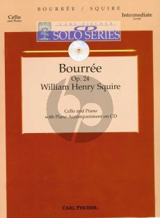 Squire Bourree Op.24 Violoncello-Piano (Bk-Cd)