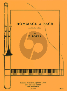 Bozza Hommage a Bach Trombone-Piano