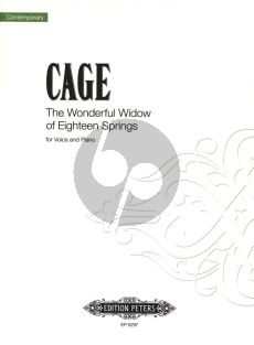 Cage Wonderful Widow of 18 Springs Voice and Piano